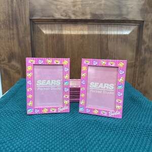 Vintage Barbie Sears Portrait Studio Photo Frames - Set of 6
